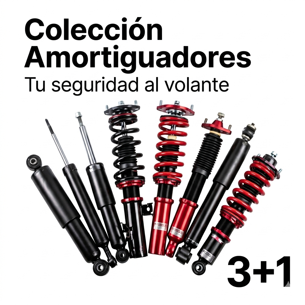Amortiguadores delanteros y traseros de alta resistencia - Refaccionaria Rodar