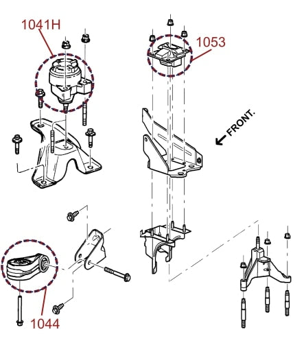 Diagrama de instalación - 1041H