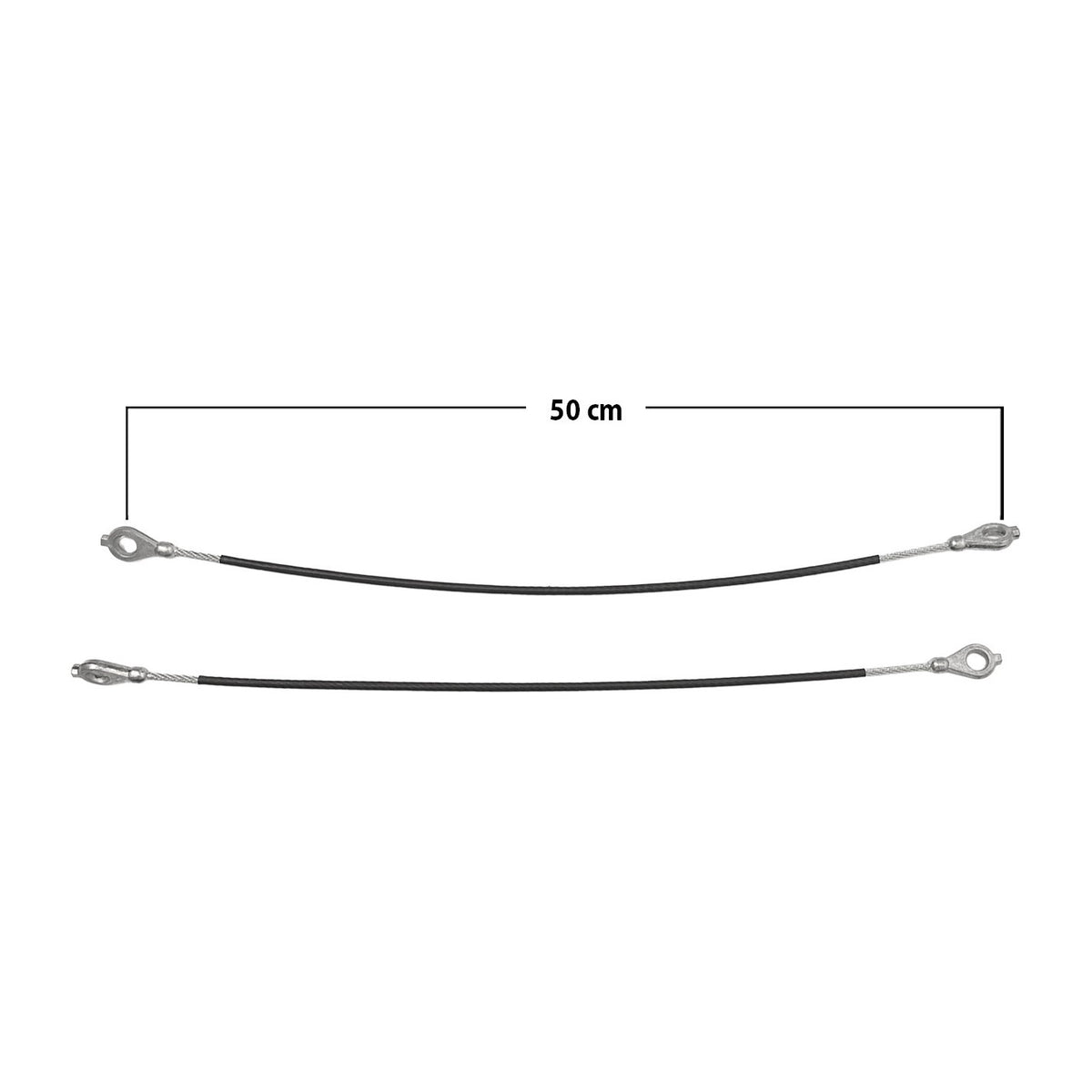 Cables de Tapa de Batea Tras. Jeep Comanche / Jeep CJ7 1976-1992 – vista 1
