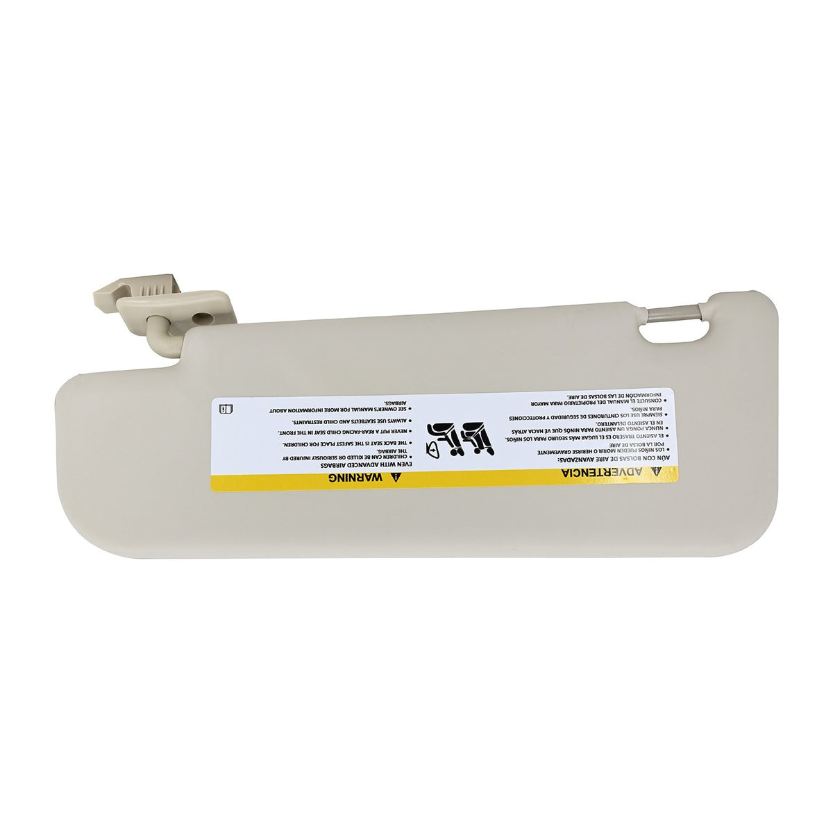 Visera Parasol Del. Der. Beige Fiat 500 2009-2016 – vista 2
