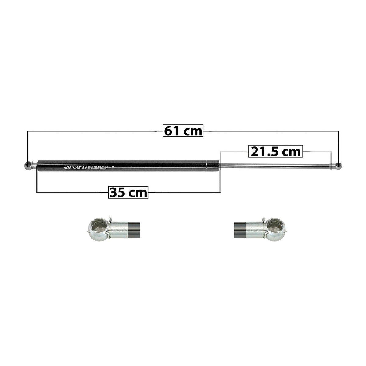 Amortiguador 5ta Puerta Jeep Cherokee 1984-1996 – vista 1