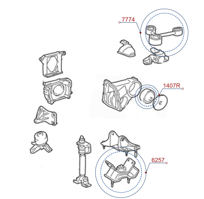 Diagrama de instalación - 1407R