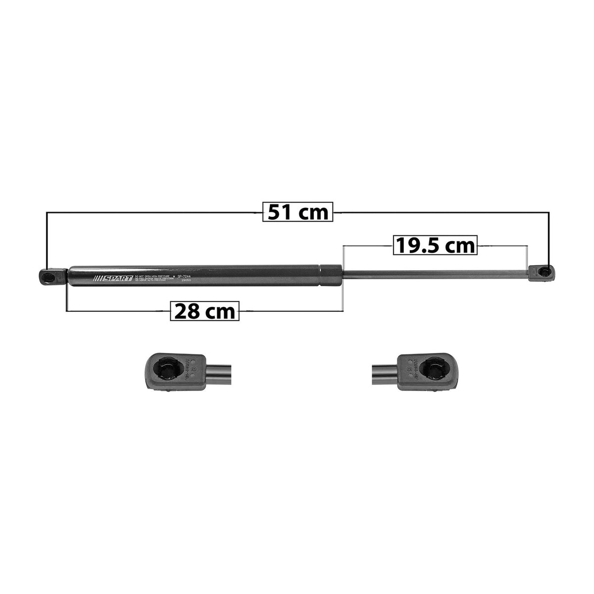 Amortiguador 5ta Puerta Tras. Chevrolet Trailblazer 2004-2007 – vista 1