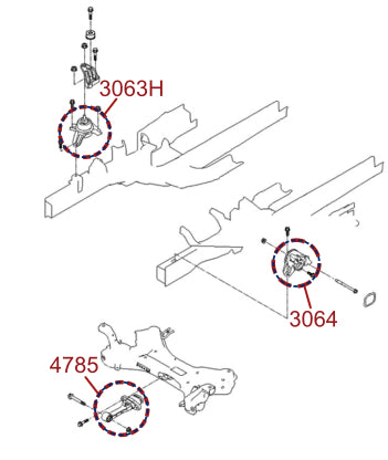 Diagrama de instalación - 3064