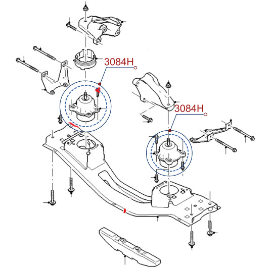 Diagrama de instalación - 3084H