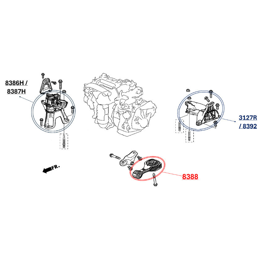 Diagrama de instalación - 3127R