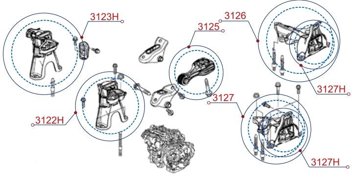 Diagrama de instalación - 3127