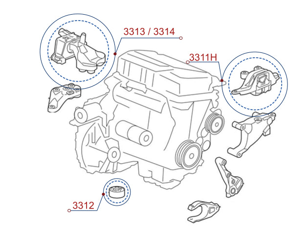 Diagrama de instalación - 3313