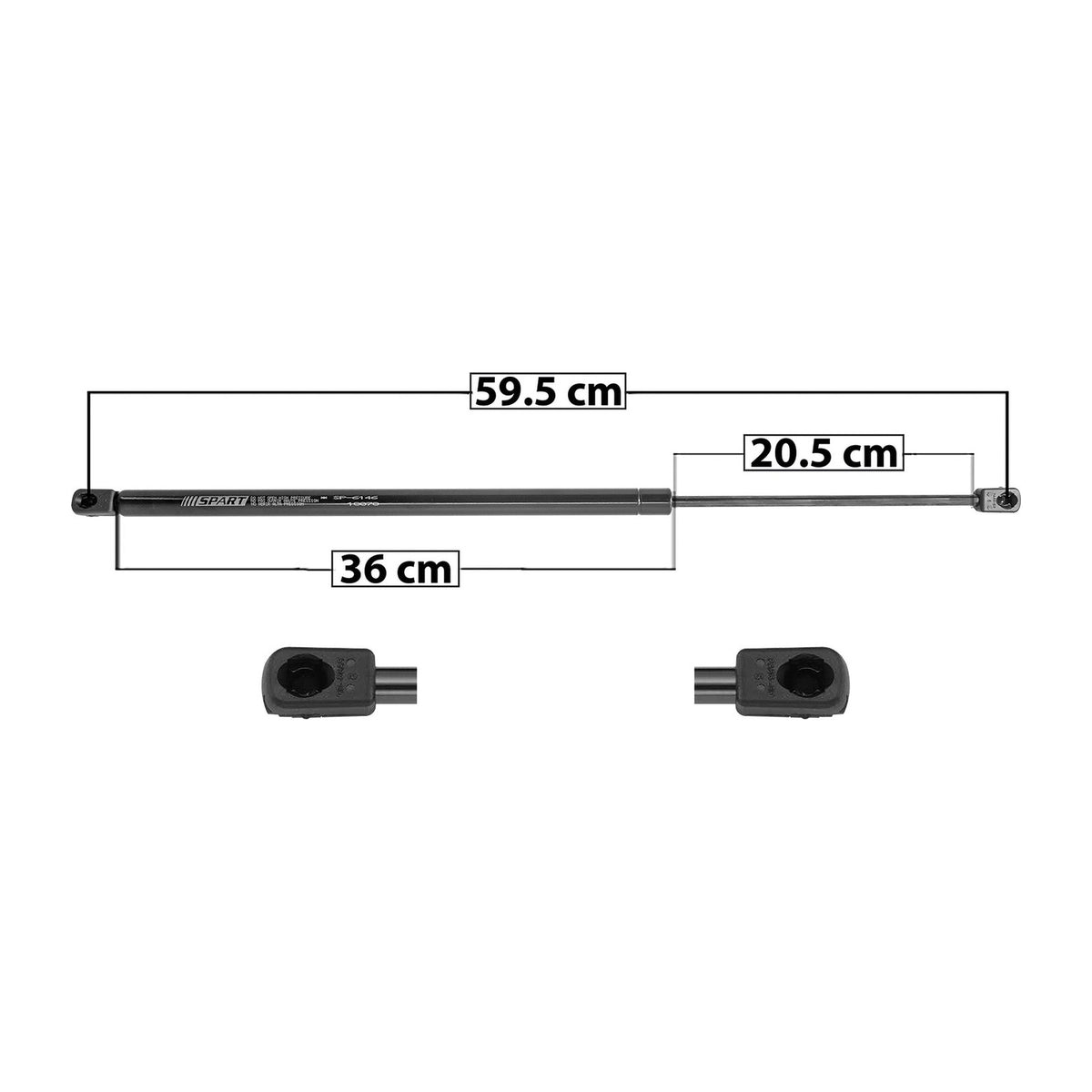 Amortiguador 5ta Puerta Tras. Ford Fiesta / Renault Scenic 2001-2007 – vista 1