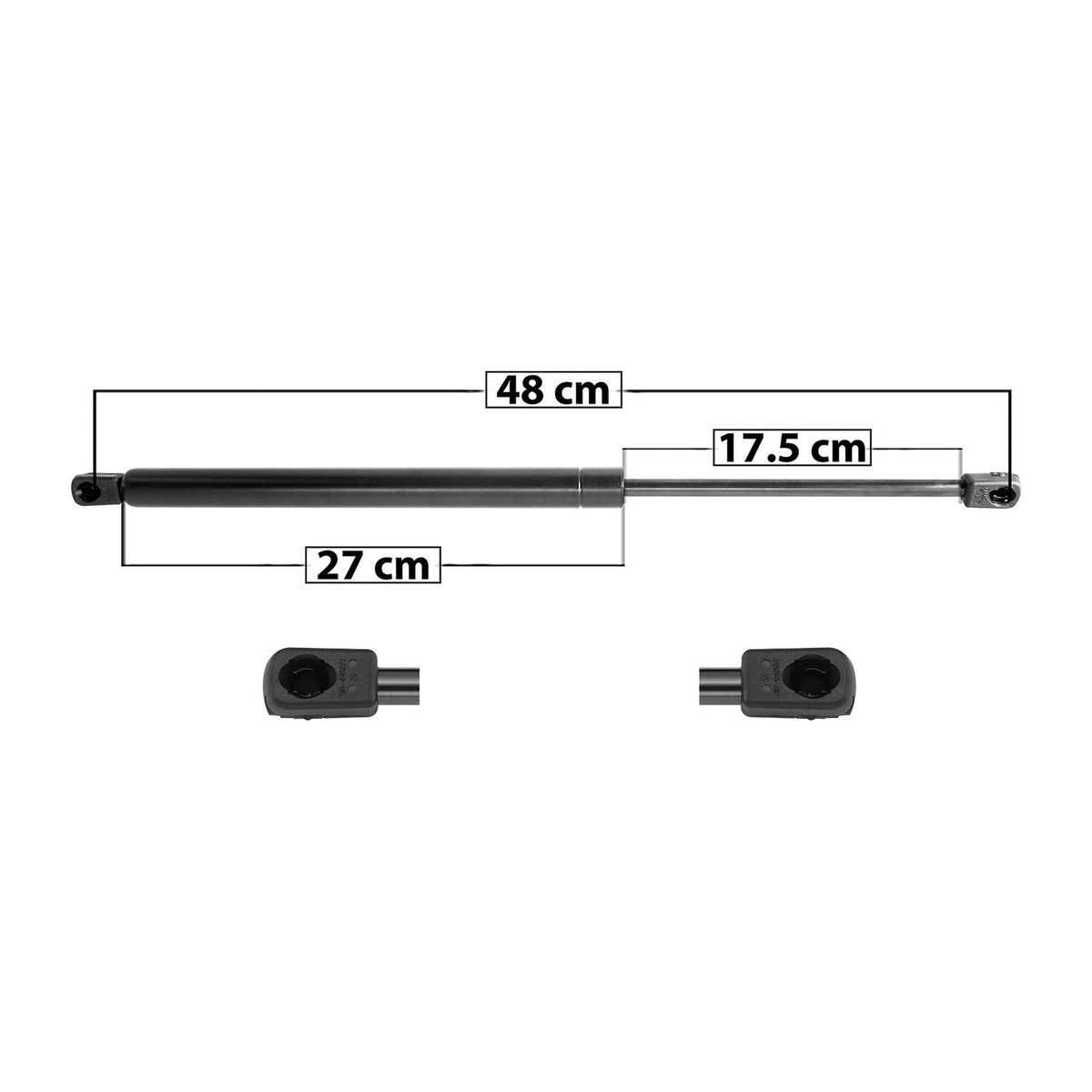 Amortiguador 5ta Puerta Nissan Xterra / Mitsubishi Galant 2004-2015 – vista 1