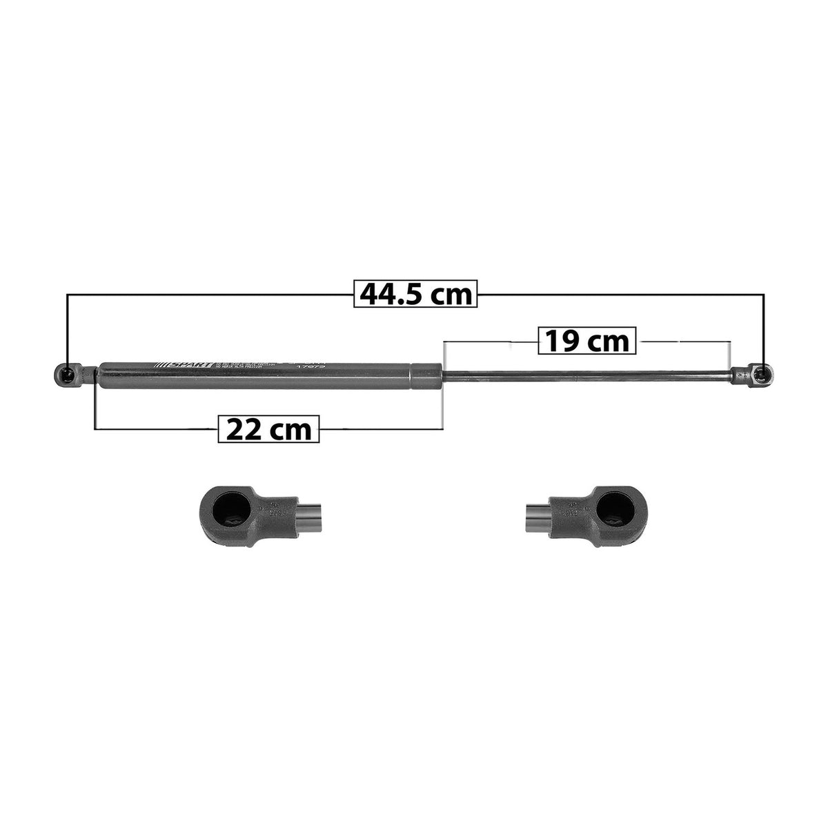 Amortiguador 5ta Puerta Tras. Renault Clio 2005-2010 – vista 1
