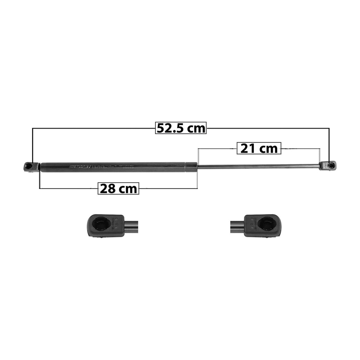 Amortiguador 5ta Puerta Tras. SEAT Ibiza 1999-2002 – vista 1