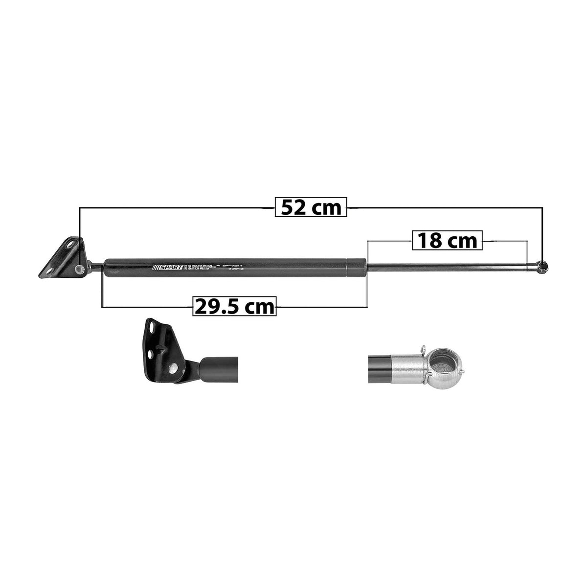 Amortiguador 5ta Puerta Toyota 4Runner 2005-2006 – vista 1