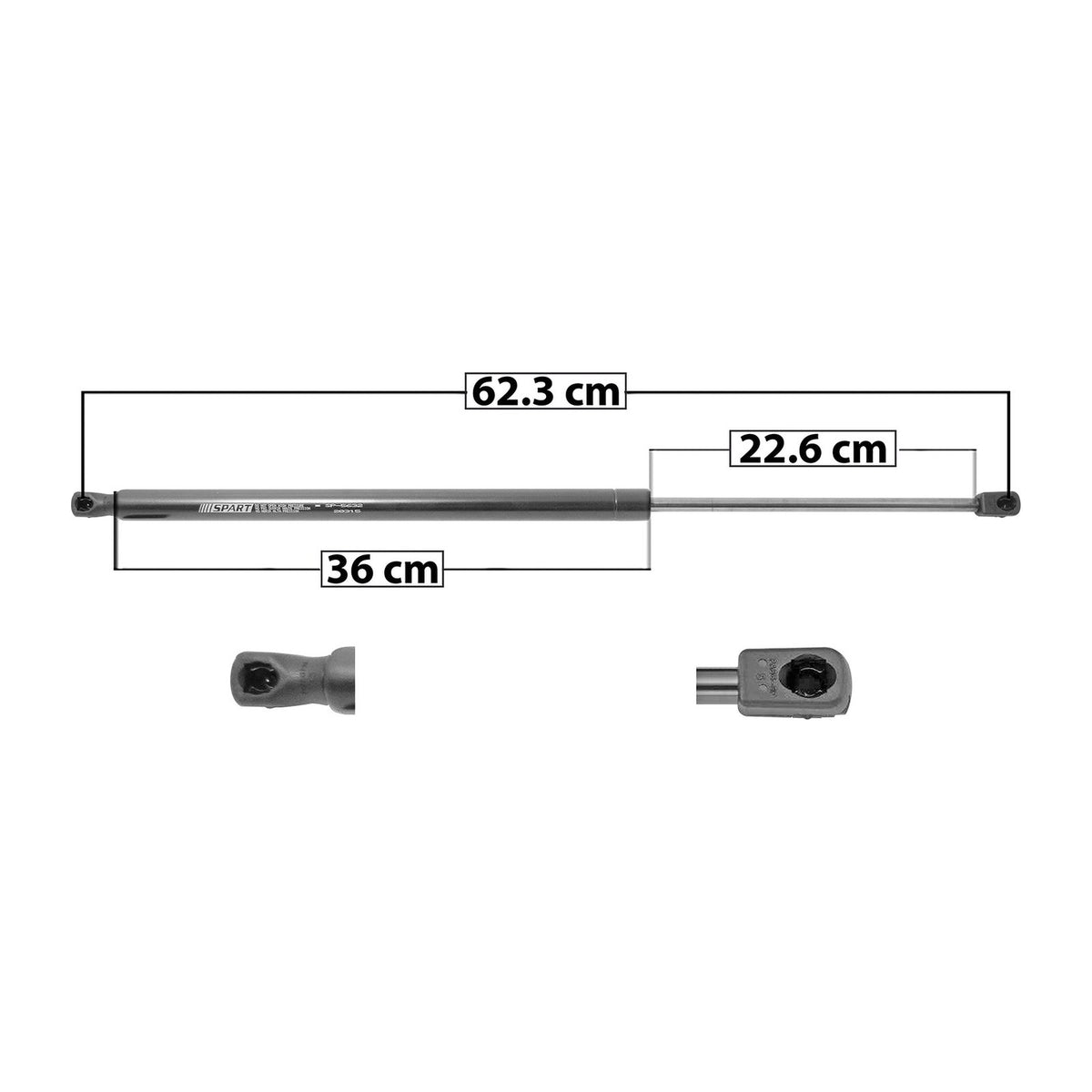 Amortiguador 5ta Puerta Toyota Sienna 2006-2010 – vista 1