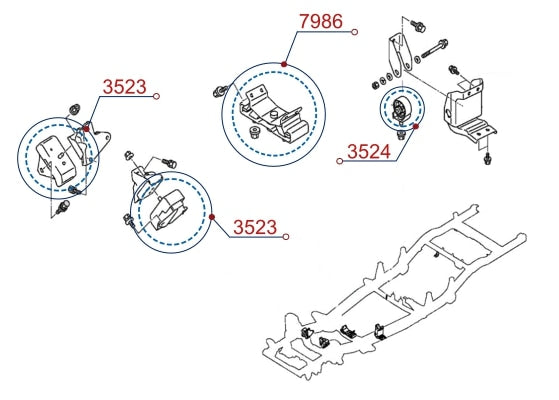 Diagrama de instalación - 3523