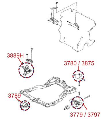 Diagrama de instalación - 3889H