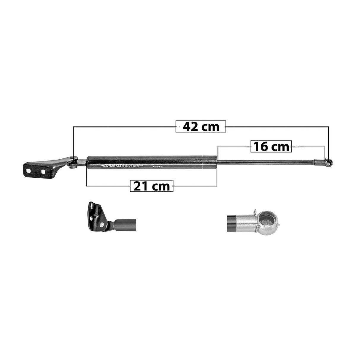 Amortiguador 5ta Puerta Der. Nissan Tiida 2007-2017 – vista 1