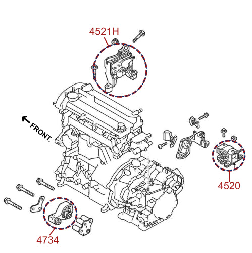 Diagrama de instalación - 4521H