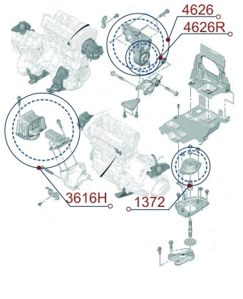 Diagrama de instalación - 4626R