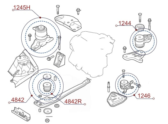 Diagrama de instalación - 4842R