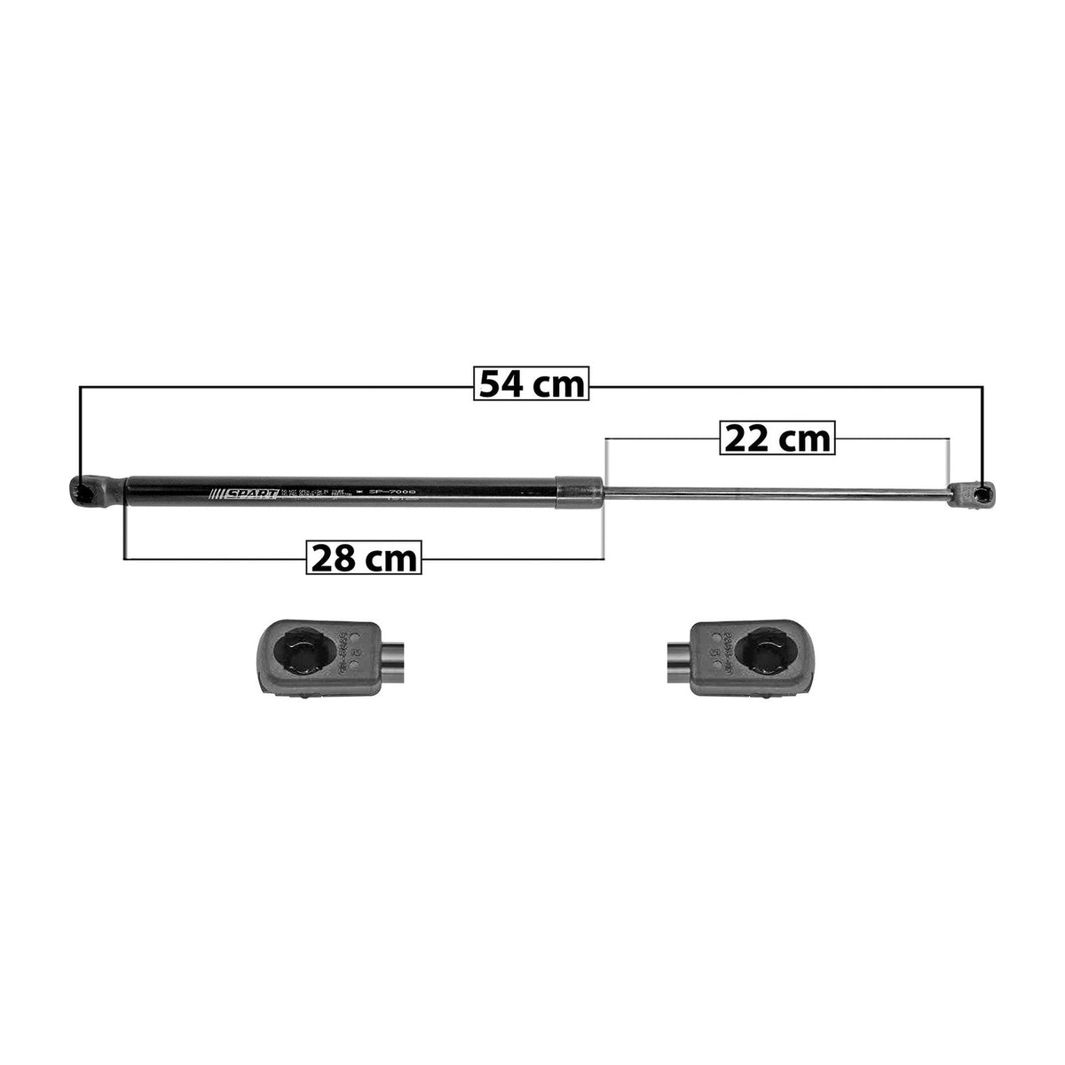 Amortiguador 5ta Puerta Audi A1 2010-2018 – vista 1