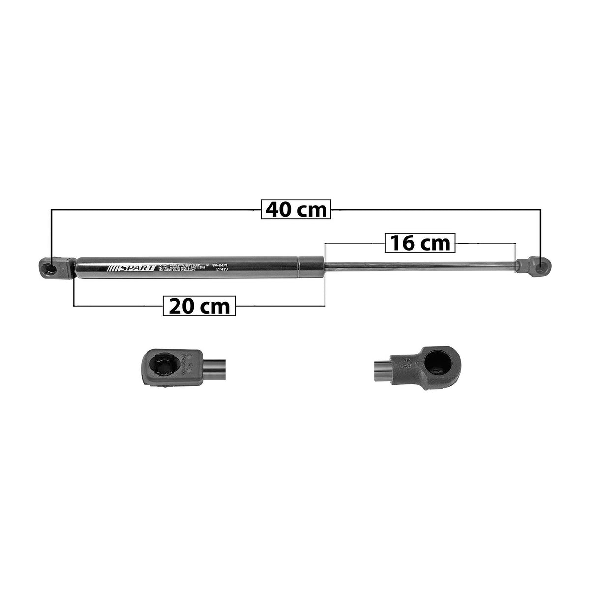 Amortiguador de Cofre BMW M3 2008-2011 – vista 1