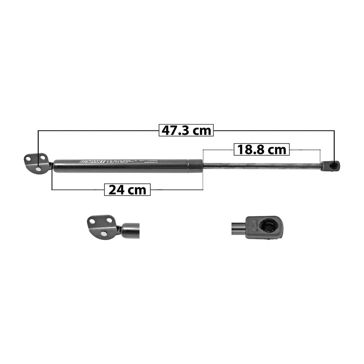Amortiguador 5ta Puerta Mitsubishi Montero 1997-2006 – vista 1