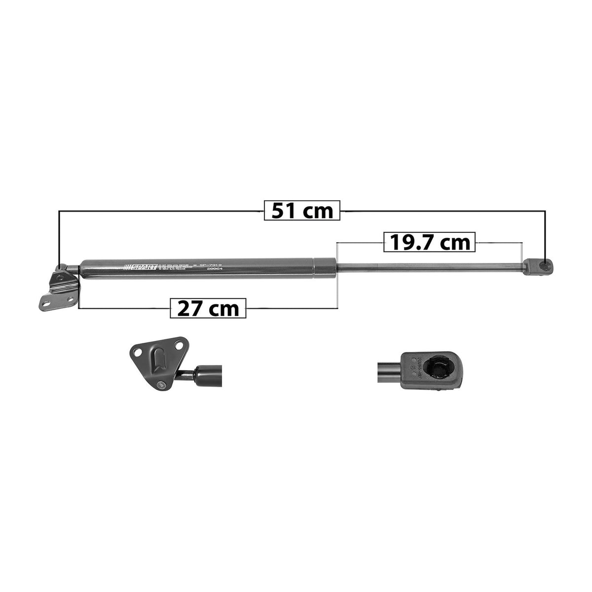 Amortiguador de Cajuela Nissan 350Z 2003-2008 – vista 1