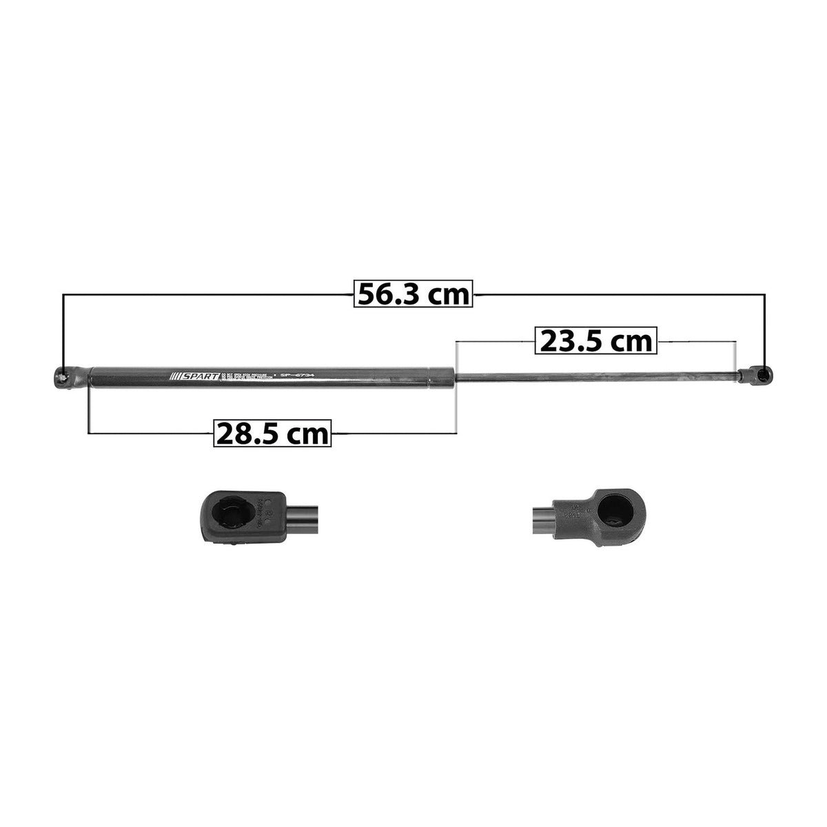 Amortiguador 5ta Puerta 5 Puertas Seat Ibiza 2008-2017 – vista 1