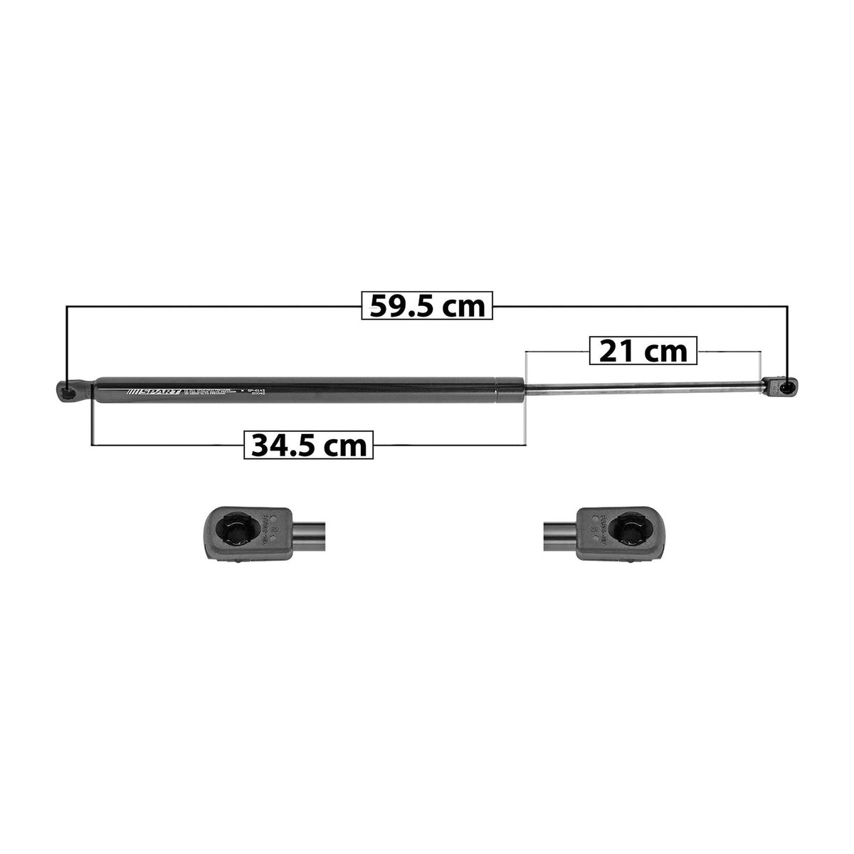 Amortiguador 5ta Puerta Dodge H100 Van / Hyundai Starex 2008-2016 – vista 1