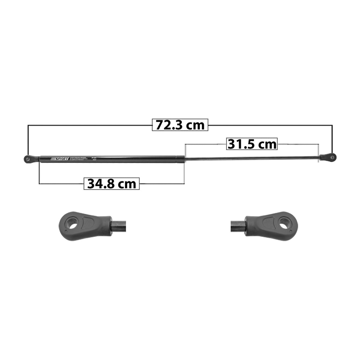 Amortiguador de Cofre Del. Audi A4 1996-2002 – vista 1