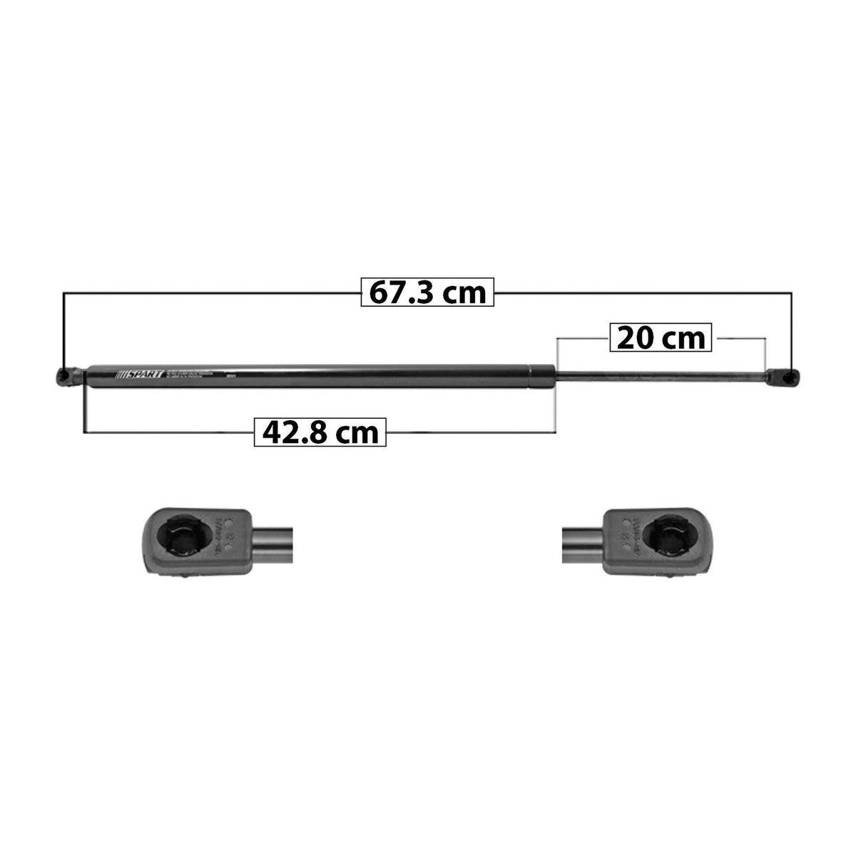 Amortiguador 5ta Puerta Chrysler Town & Country 2011-2016 – vista 1