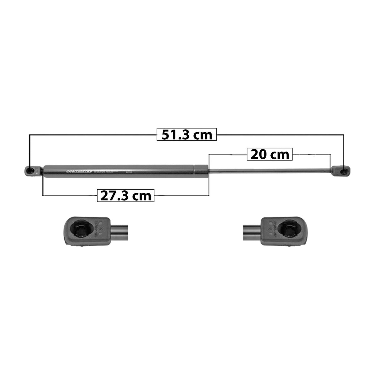 Amortiguador 5ta Puerta Tras. Ford Bronco 1984-1990 – vista 1