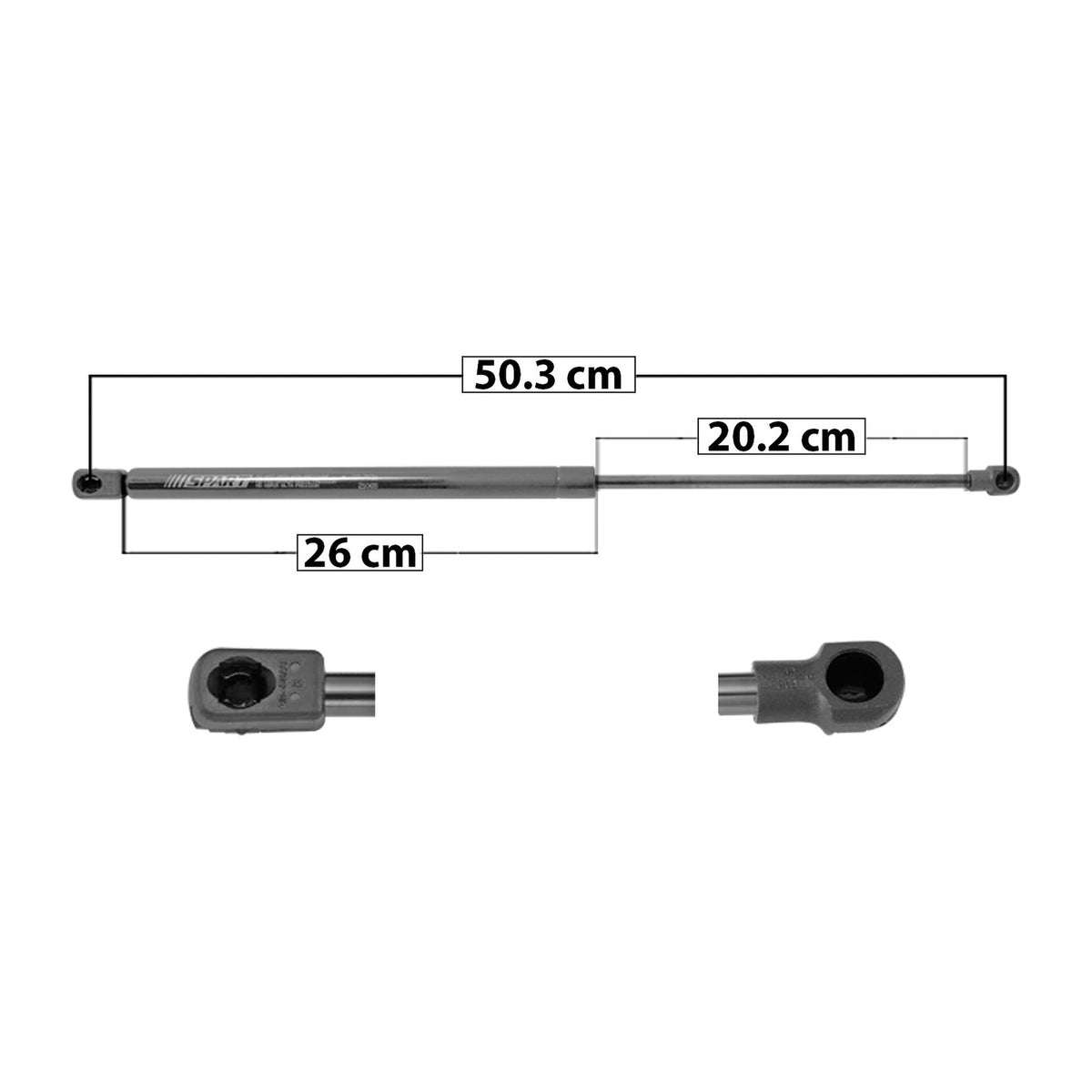 Amortiguador 5ta Puerta Audi A3 / Audi S3 2000-2004 – vista 1