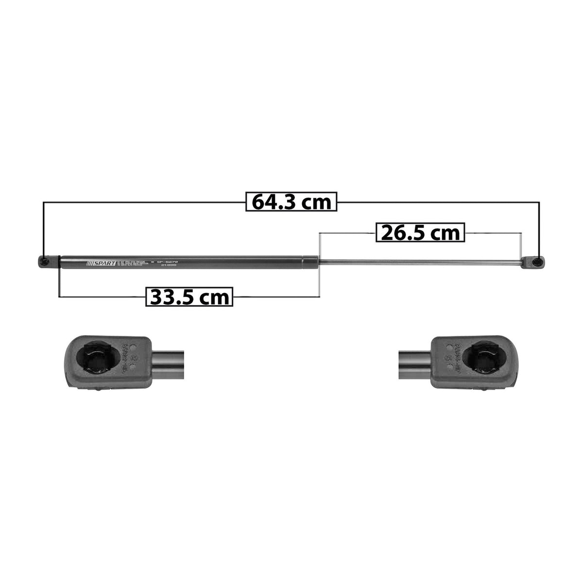 Amortiguador 5ta Puerta Mercedes-Benz ML320 1998-2004 – vista 1