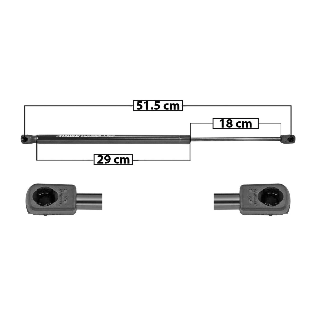 Amortiguador 5ta Puerta Mazda 2 2012-2015 – vista 1
