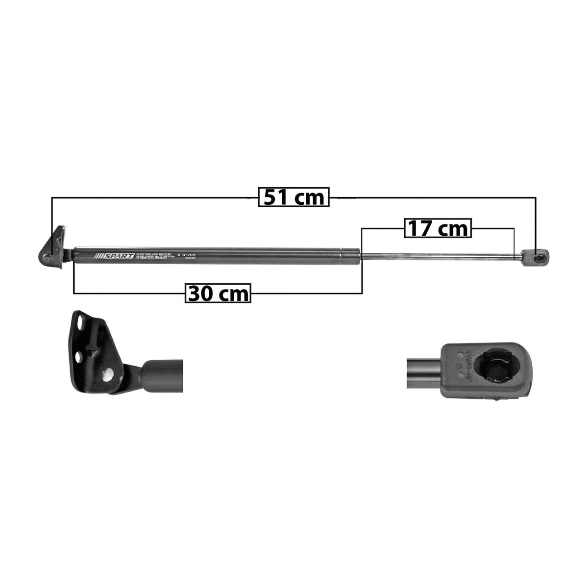 Amortiguador 5ta Puerta Izq. Dodge Atos 2009-2012 – vista 1