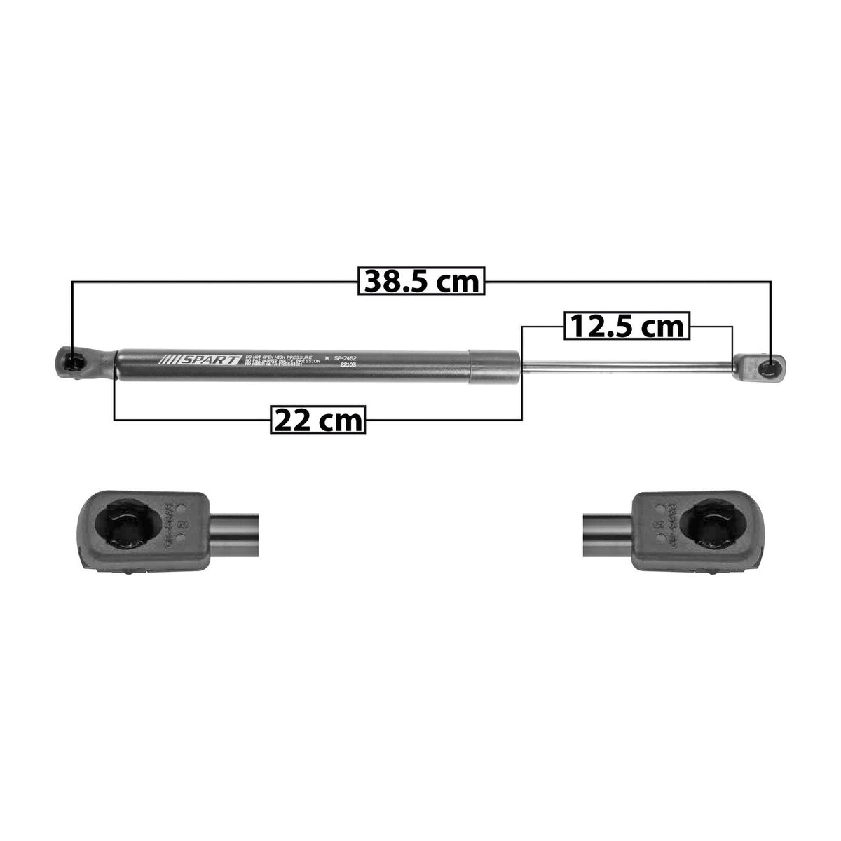 Amort. Cofre Compatible Con Hyundai Santa Fe 2019-2020 – vista 1