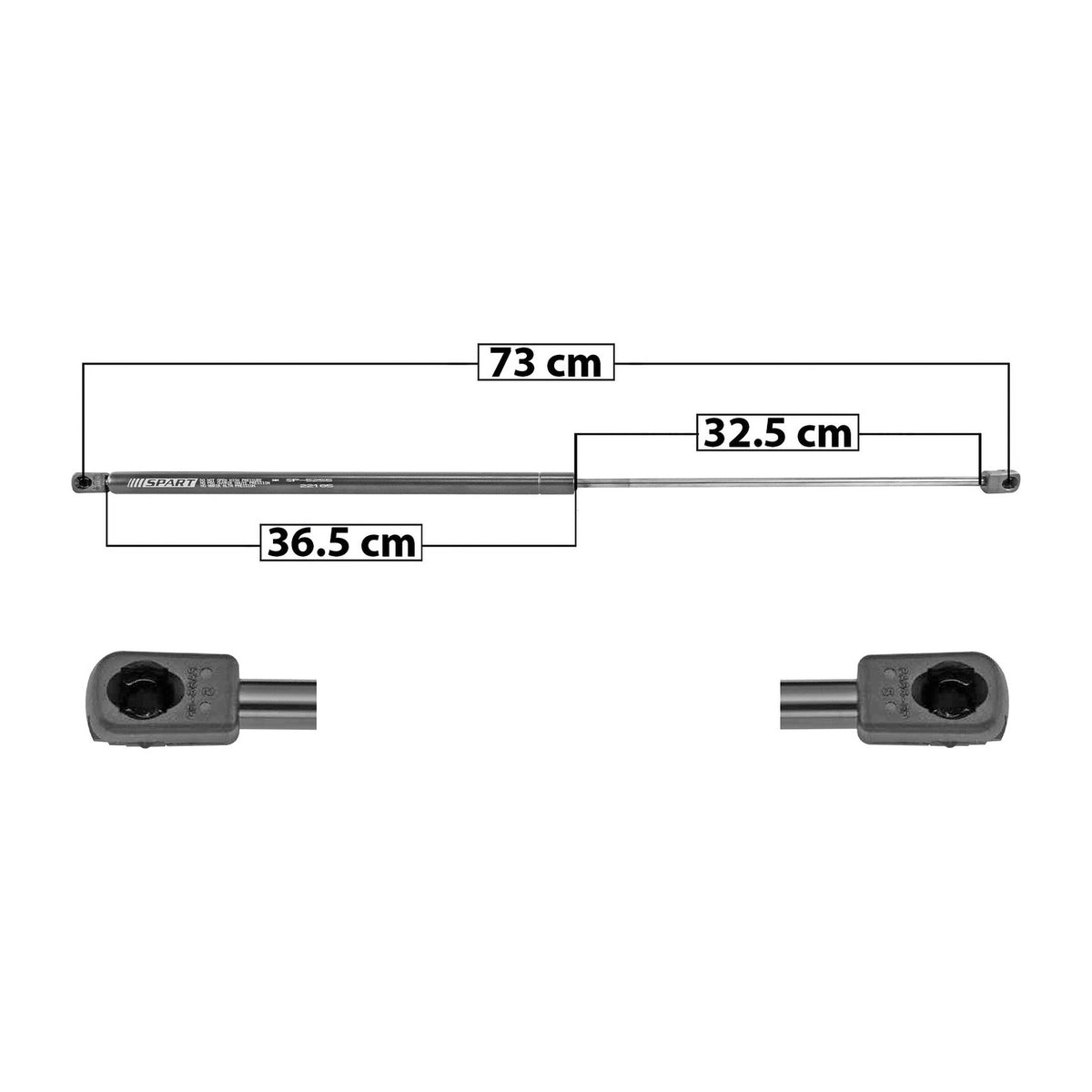 Amortiguador de Cofre Del. Volvo S40 / Volvo V50 2005-2011 – vista 1