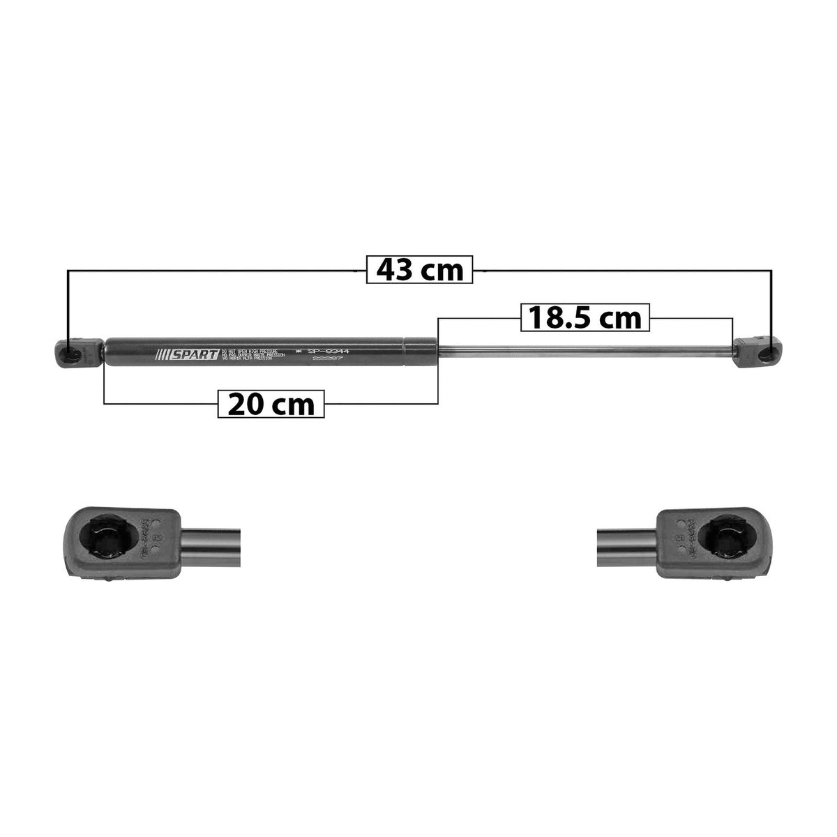 Amortiguador 5ta Puerta Chevrolet Astra 2004-2011 – vista 1