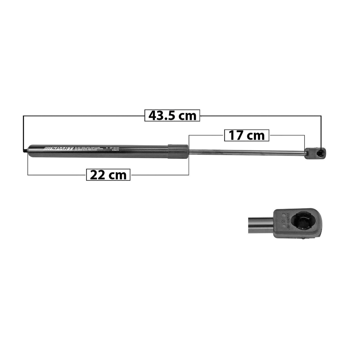 Amortiguador de Cofre Del. Der. Mercedes-Benz C300 2014-2021 – vista 1