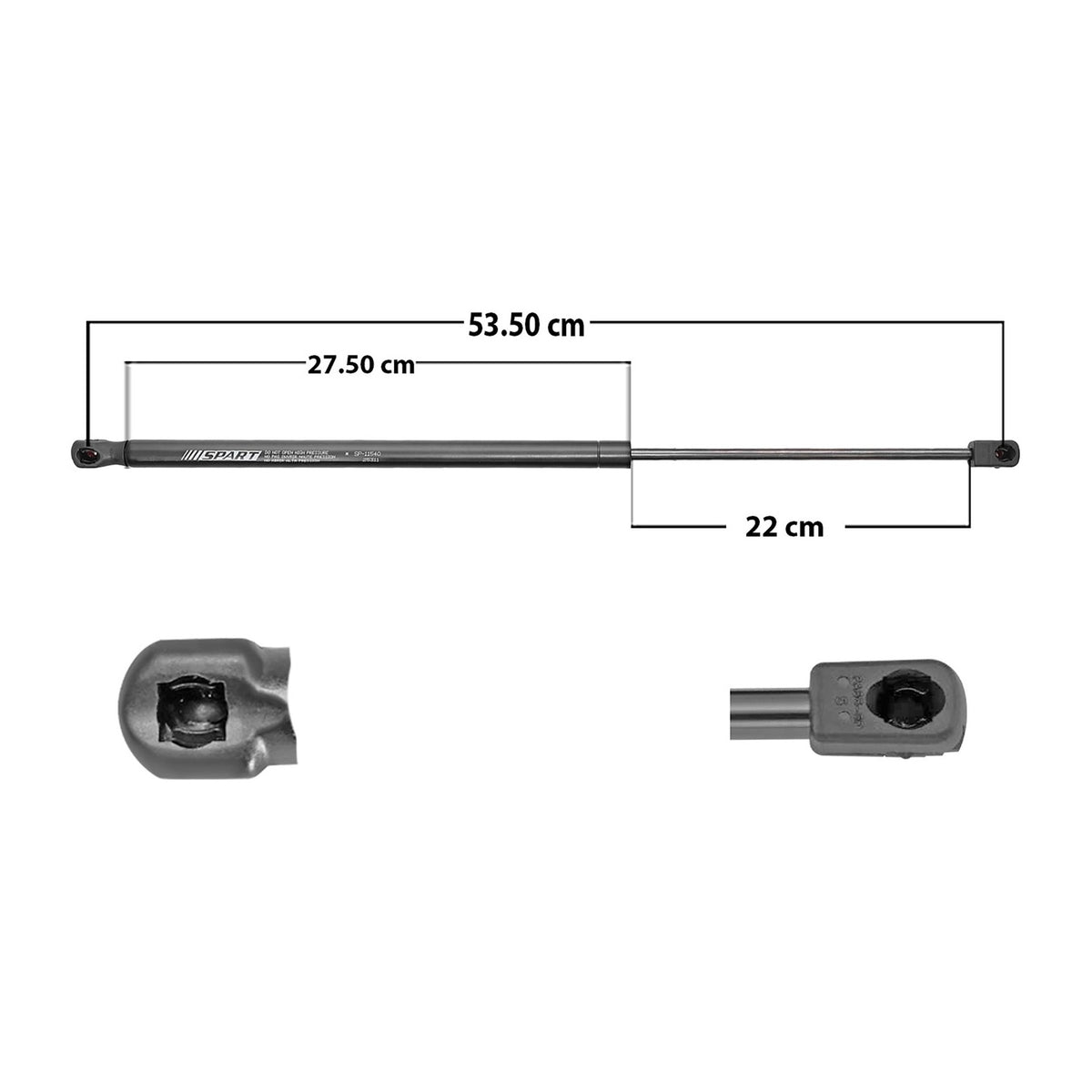 Amortiguador 5ta Puerta Tras. Izq. MG HS 2021-2023 – vista 1