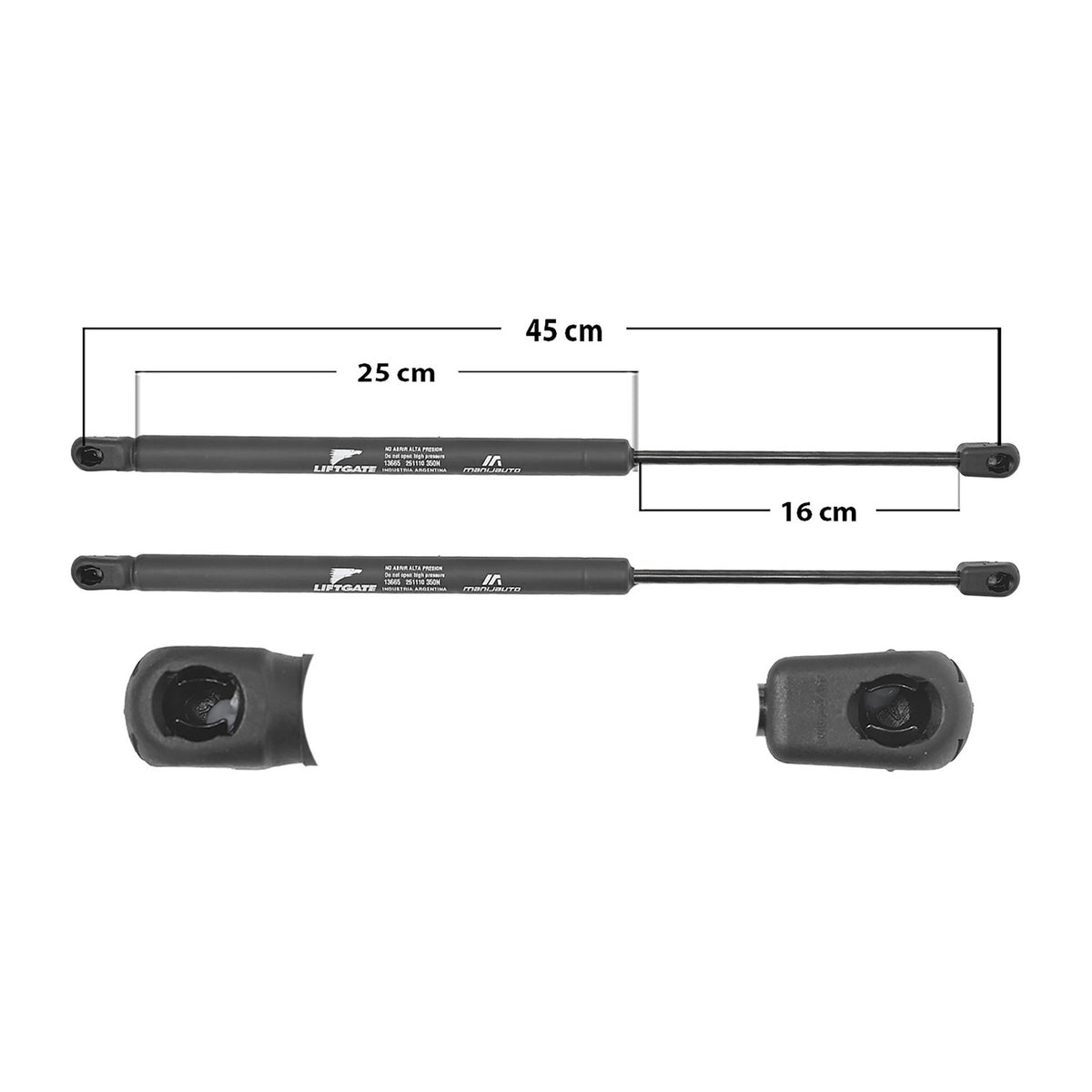 Amortiguador 5ta Puerta Tras. Suzuki SX4 2007-2012 – vista 1
