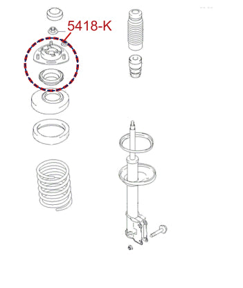 Diagrama de instalación - 5418-K