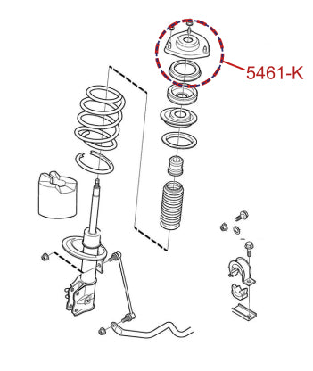 Diagrama de instalación - 5461-K