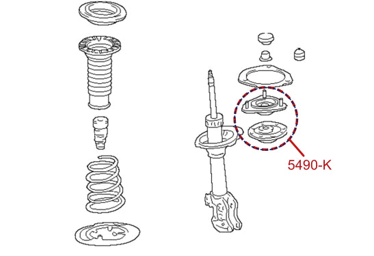 Diagrama de instalación - 5490-K