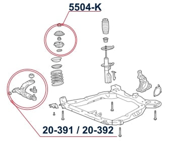 Diagrama de instalación - 5504-K