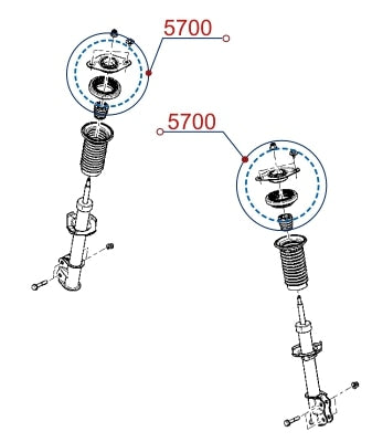 Diagrama de instalación - 5700