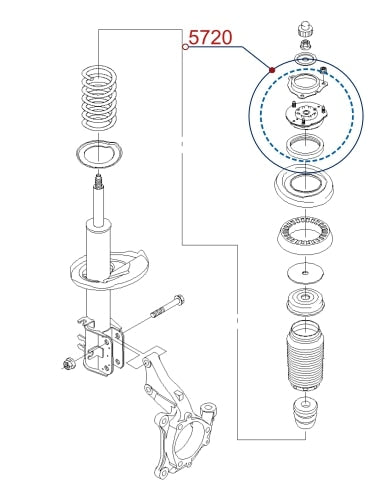 Diagrama de instalación - 5720
