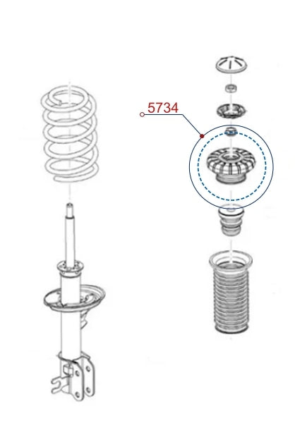 Diagrama de instalación - 5734